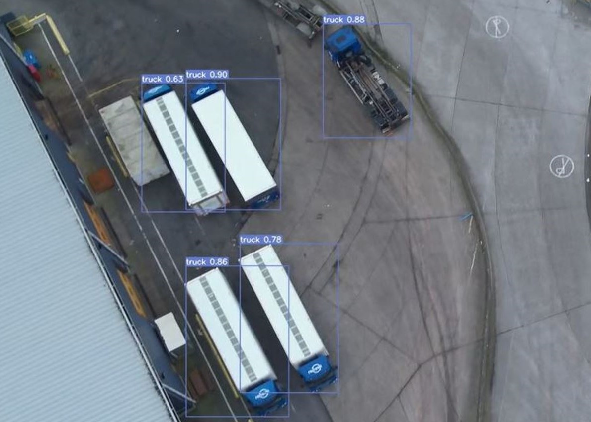 AI detectie van vrachtwagens